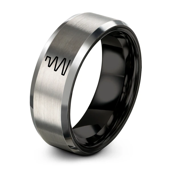 Black Grey Tungsten