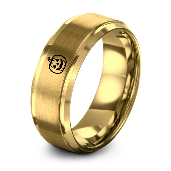 11- Yellow Gold Tungsten