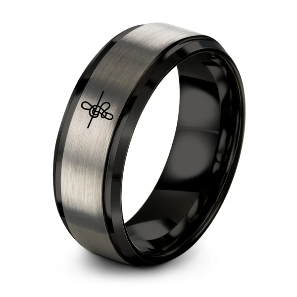 Black Grey Tungsten