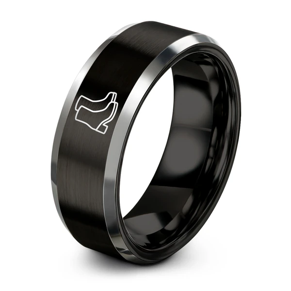 Black Grey Tungsten