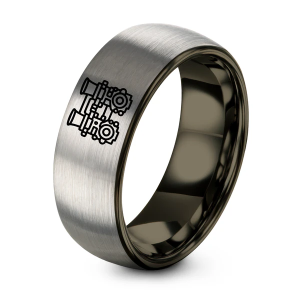 Gunmetal Grey Tungsten