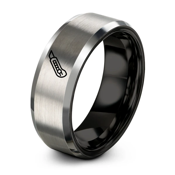 Black Grey Tungsten