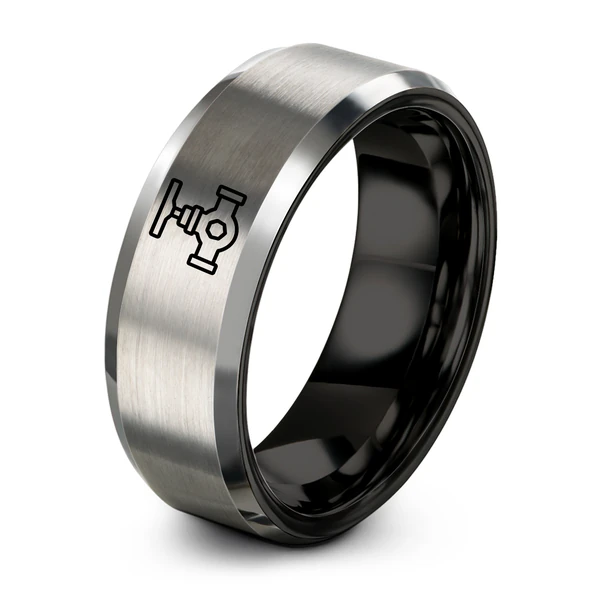 Black Grey Tungsten