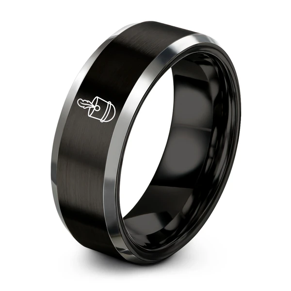 Black Grey Tungsten