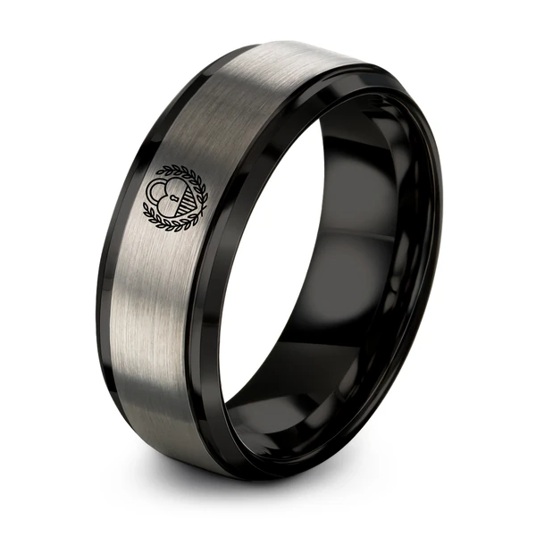 Black Grey Tungsten