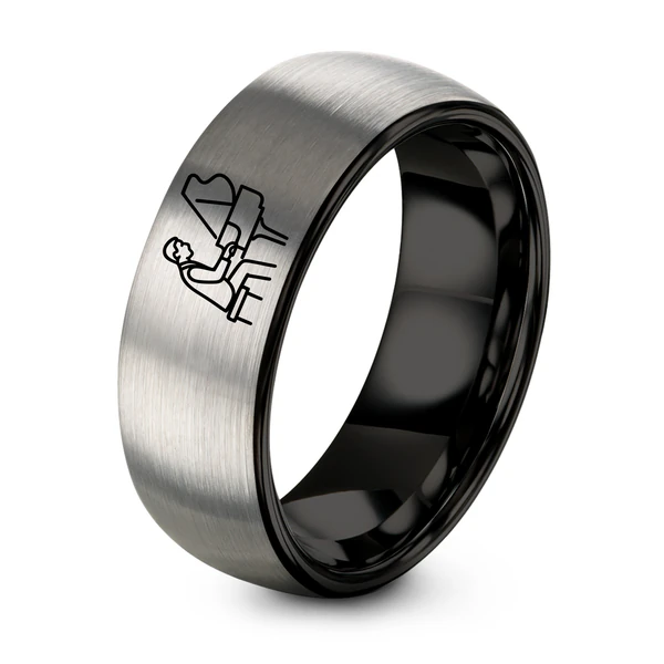 Black Grey Tungsten