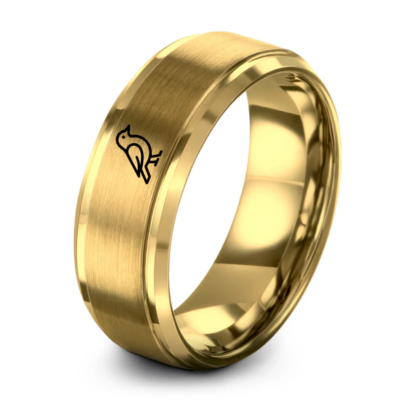 11- Yellow Gold Tungsten