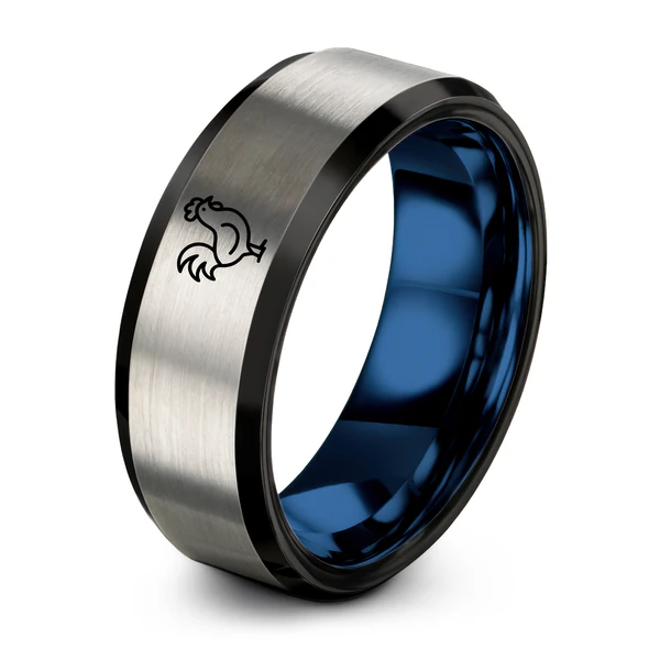 Black Blue Grey Tungsten