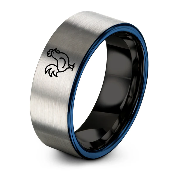 Black Blue Grey Tungsten
