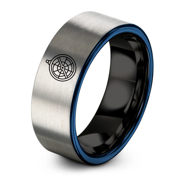Black Blue Grey Tungsten