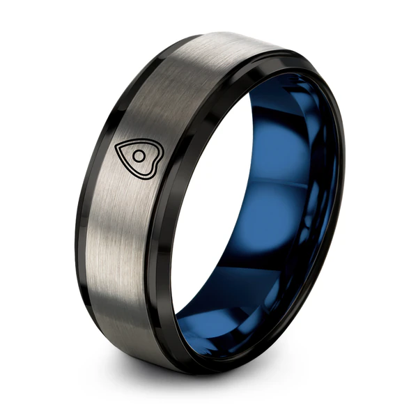 Black Blue Grey Tungsten
