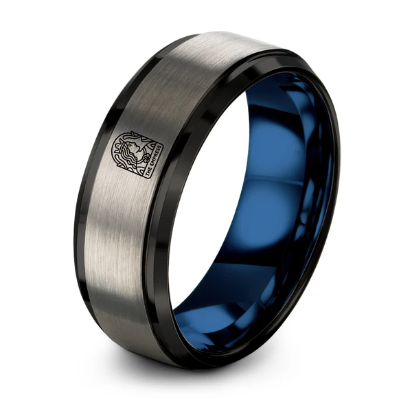 Black Blue Grey Tungsten
