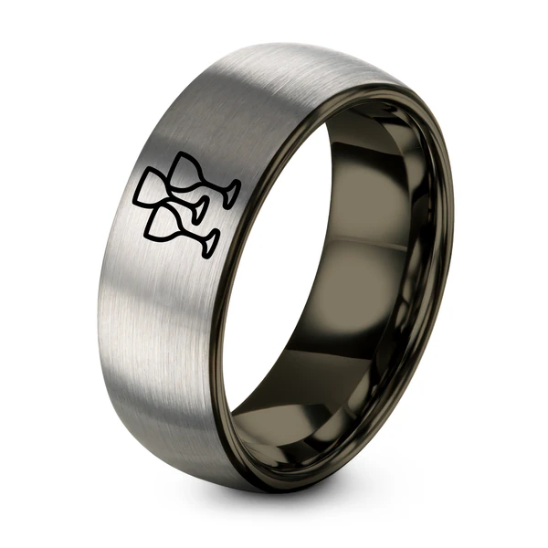 Gunmetal Grey Tungsten