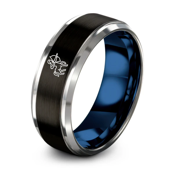 Black Blue Grey Tungsten