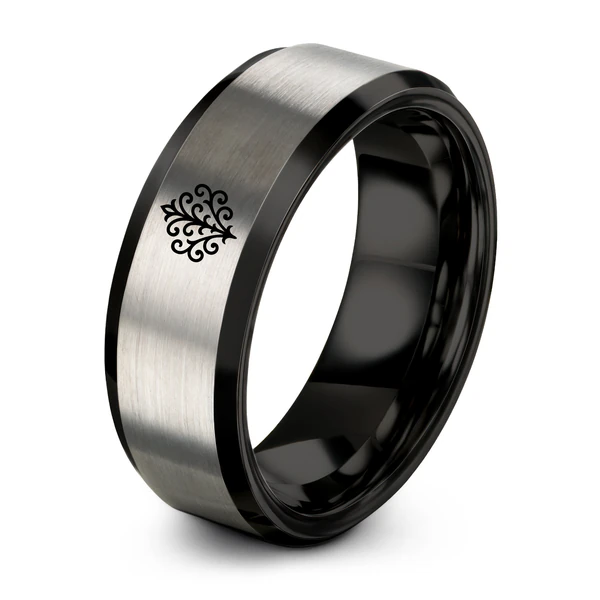 Black Grey Tungsten