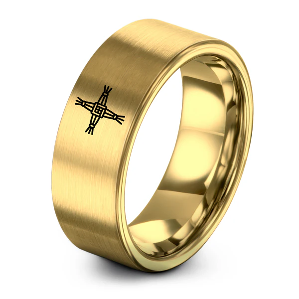 Yellow Gold Tungsten