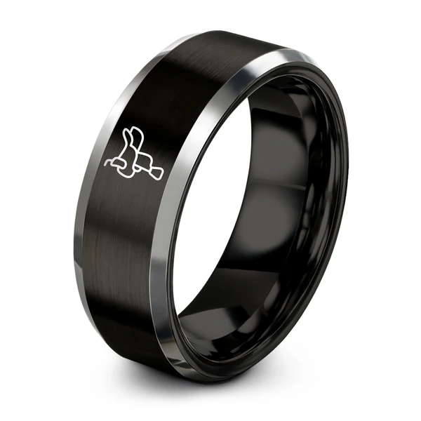 Black Grey Tungsten