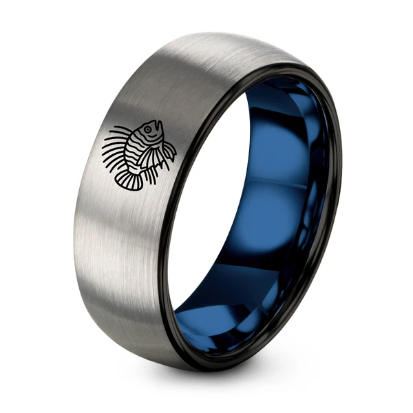 Black Blue Grey Tungsten